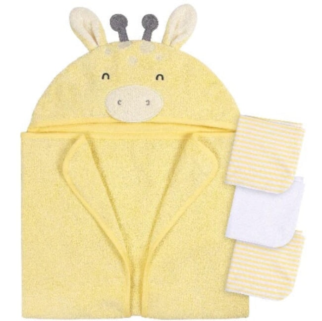 Ensemble serviettes de bain giraffe Gerber Mlle et Coco
