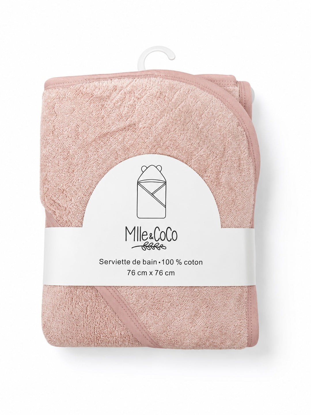 Serviette de bain à capuchon avec oreilles d&