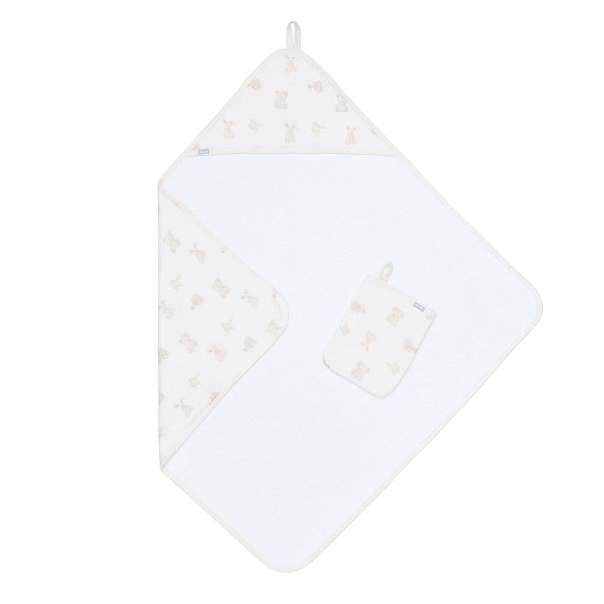 Ensemble de serviettes à capuchon ours Coccoli Mlle et Coco