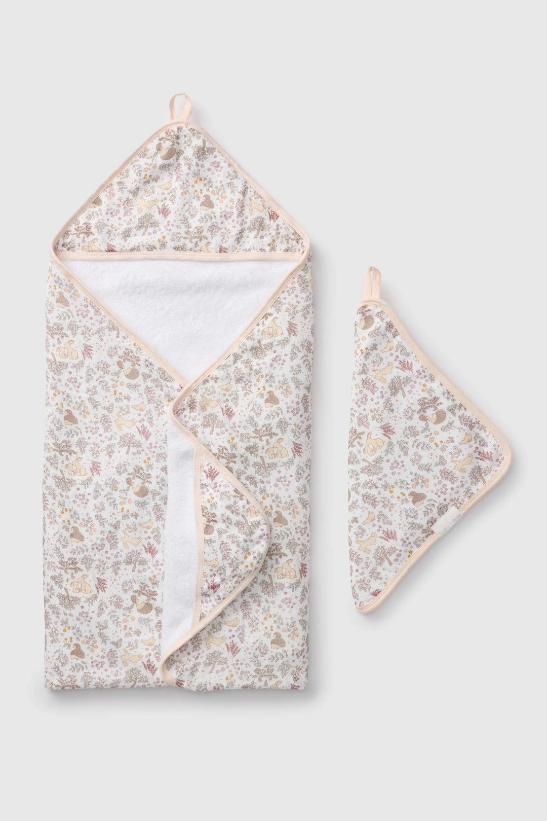Serviette de bain à capuchon - Forêt et hérissons - Loulou Lollipop Literie Loulou Lollipop 