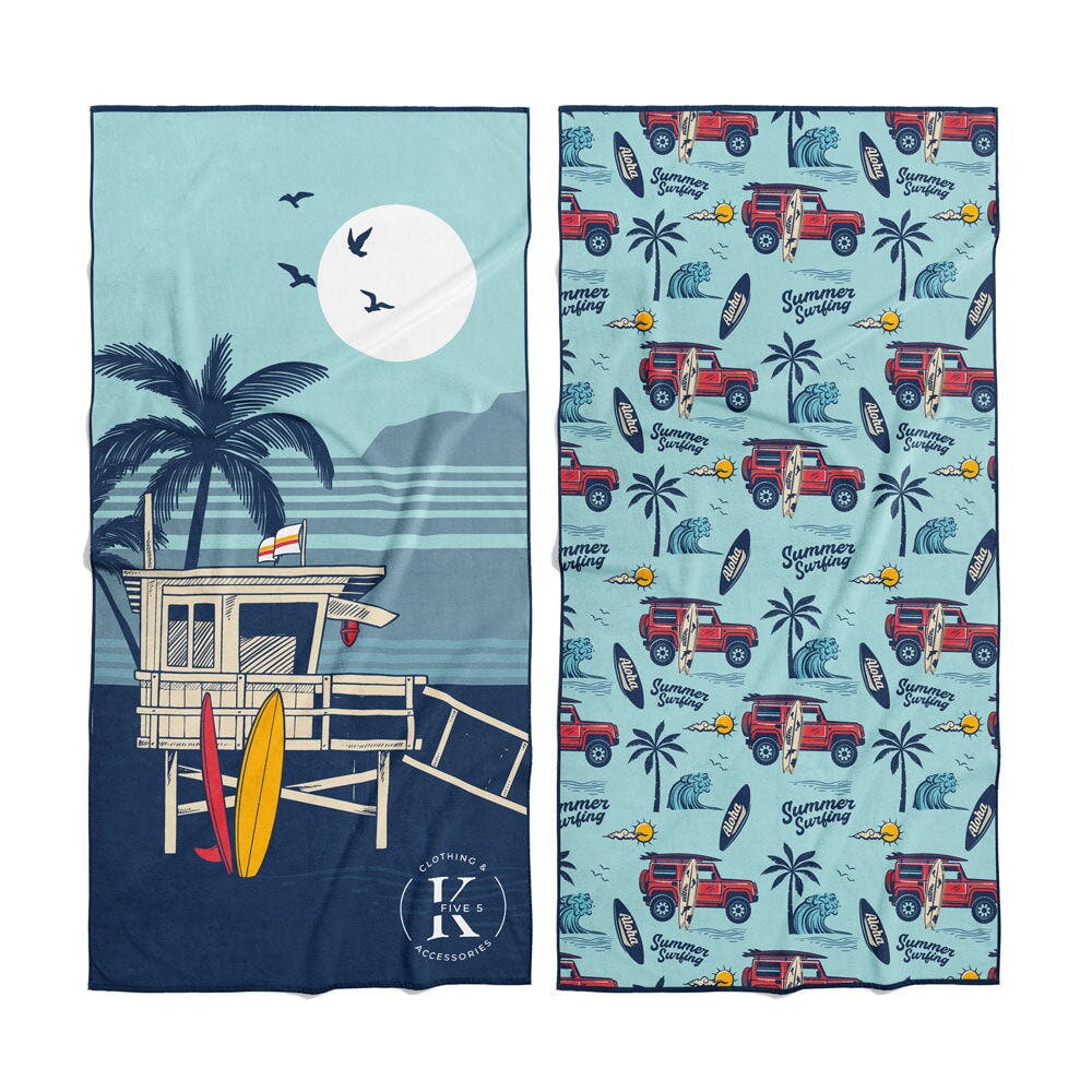 serviette microfibre planche soleil  k5 clothing Mlle et Coco