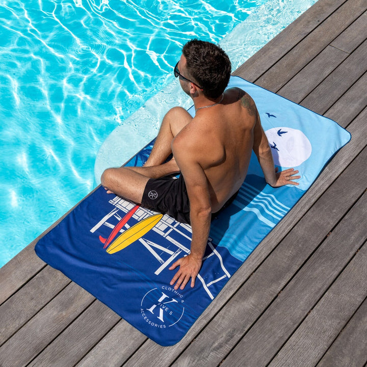 serviette microfibre planche soleil  k5 clothing Mlle et Coco