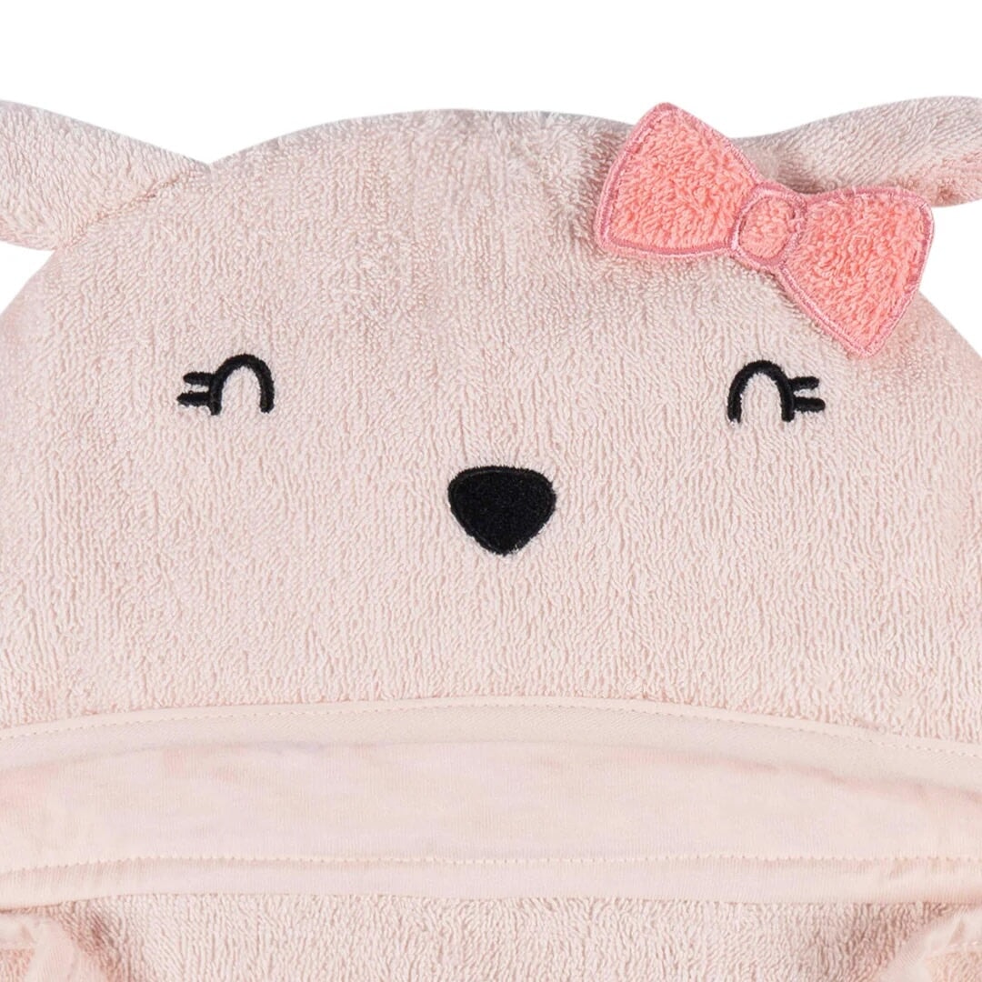 ensemble serviette Gerber lapin rose Mlle et Coco accessoire