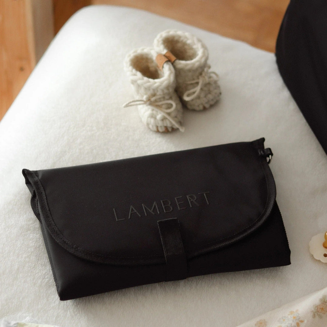 sac fourre-tout nylon noir maternité Milani Mlle et Coco