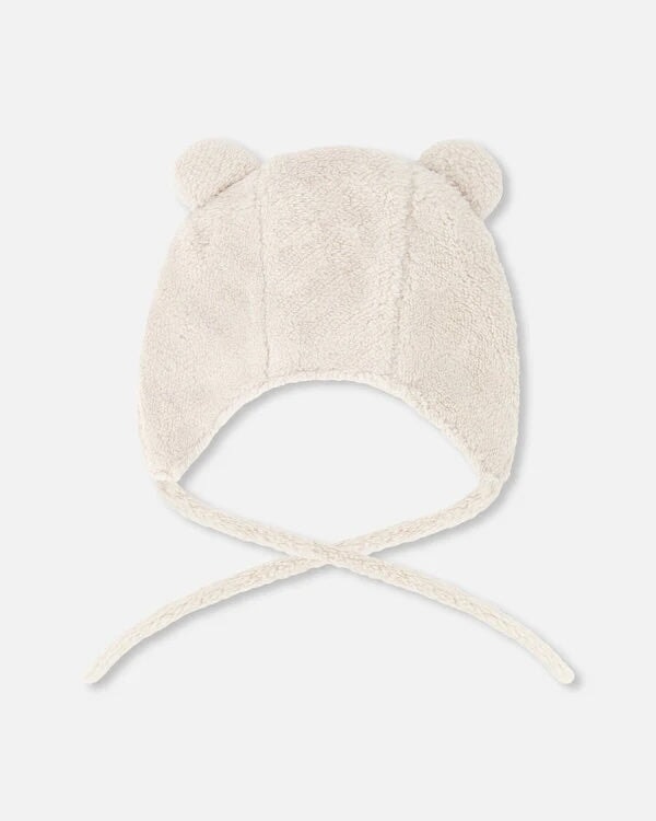 bonnet sherpa blanc Deux par Deux Mlle et Coco