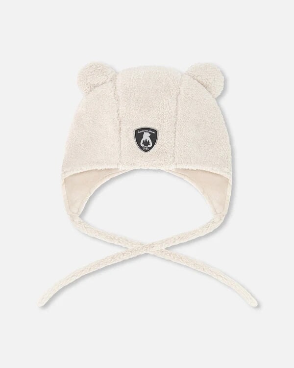 bonnet sherpa blanc Deux par Deux Mlle et Coco