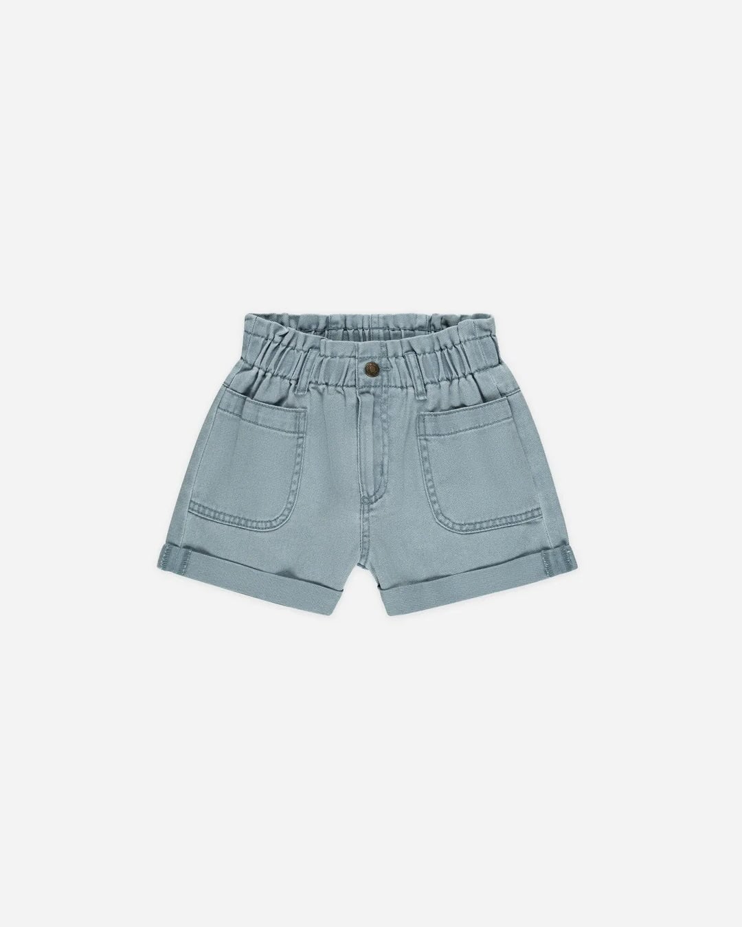 Short en jeans bleu pâle Alba Rylee + Cru Mlle et Coco