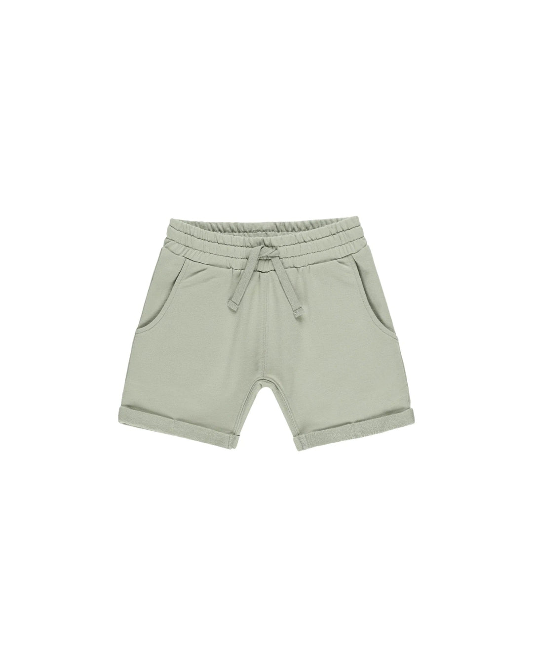 Short en coton vert sauge Rylee + Cru Mlle et Coco