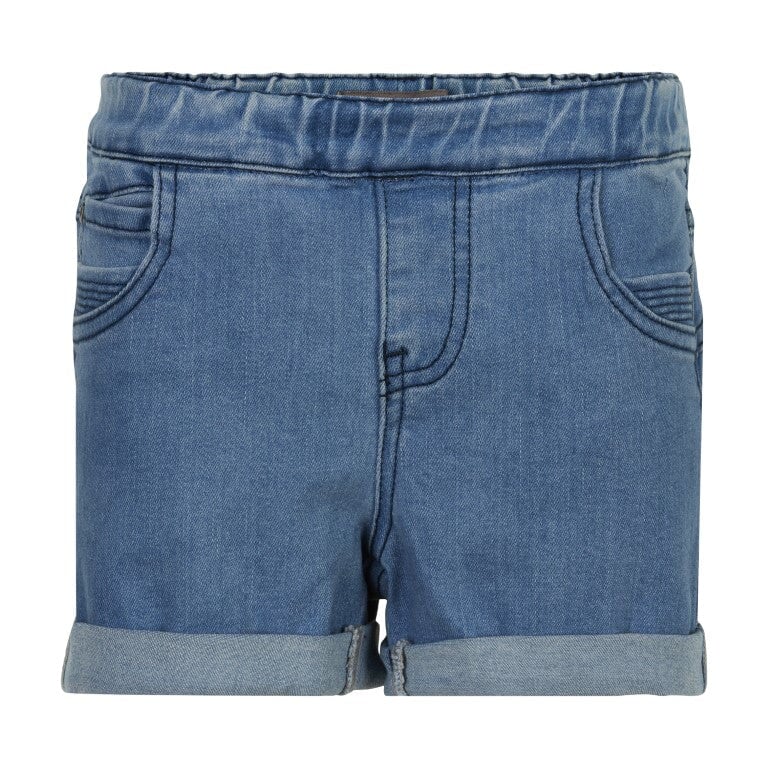 short denim taille élastique bleu pâle creamie vêtement enfant été