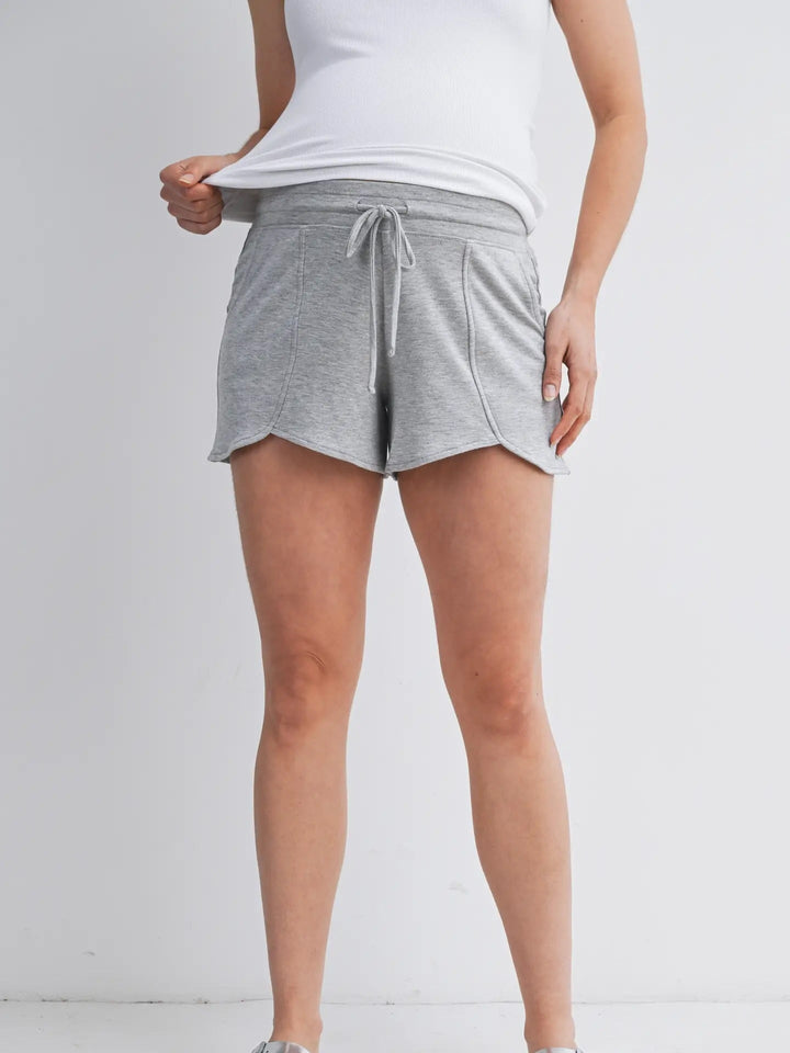 short de détente gris maternité Hello Miz Mlle et Coco