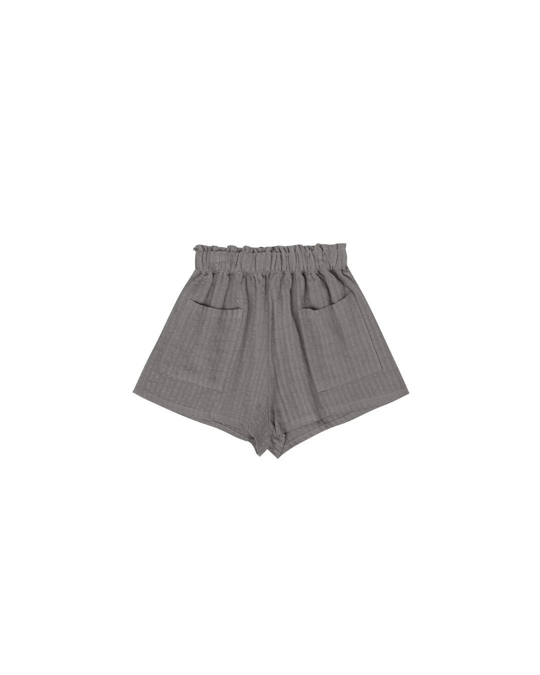 short gris ton sur ton taille élastique rylee cru
