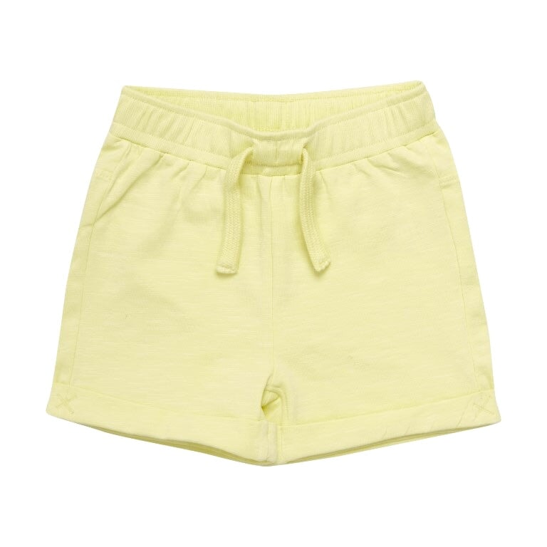 short taille elastique jaune serin en-fant Mlle et Coco