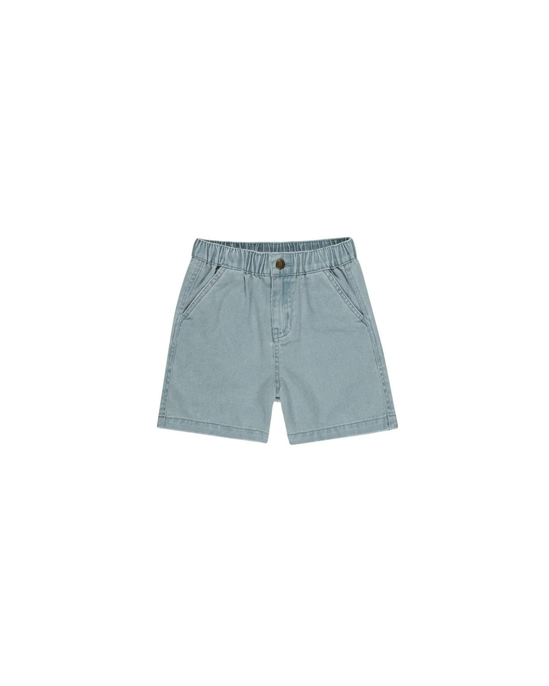 Short en coton jeans bleu pâle océan Dawson Rylee + Cru Mlle et Coco
