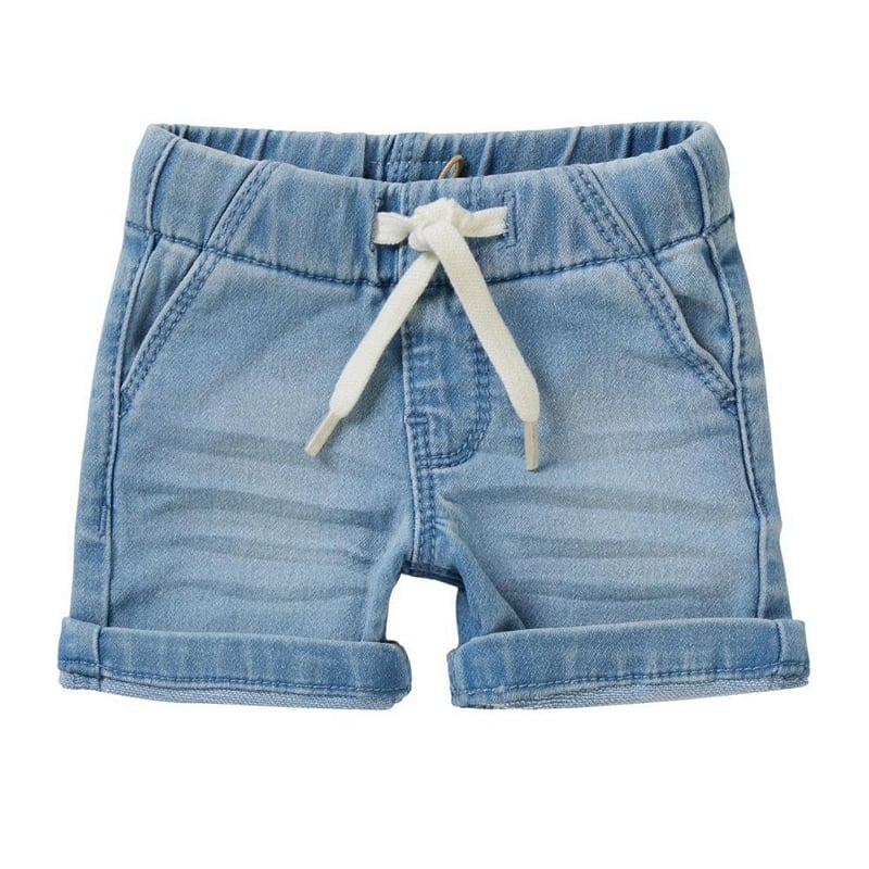 short jeans bleu pale taille élastique Noppies Mlle et Coco