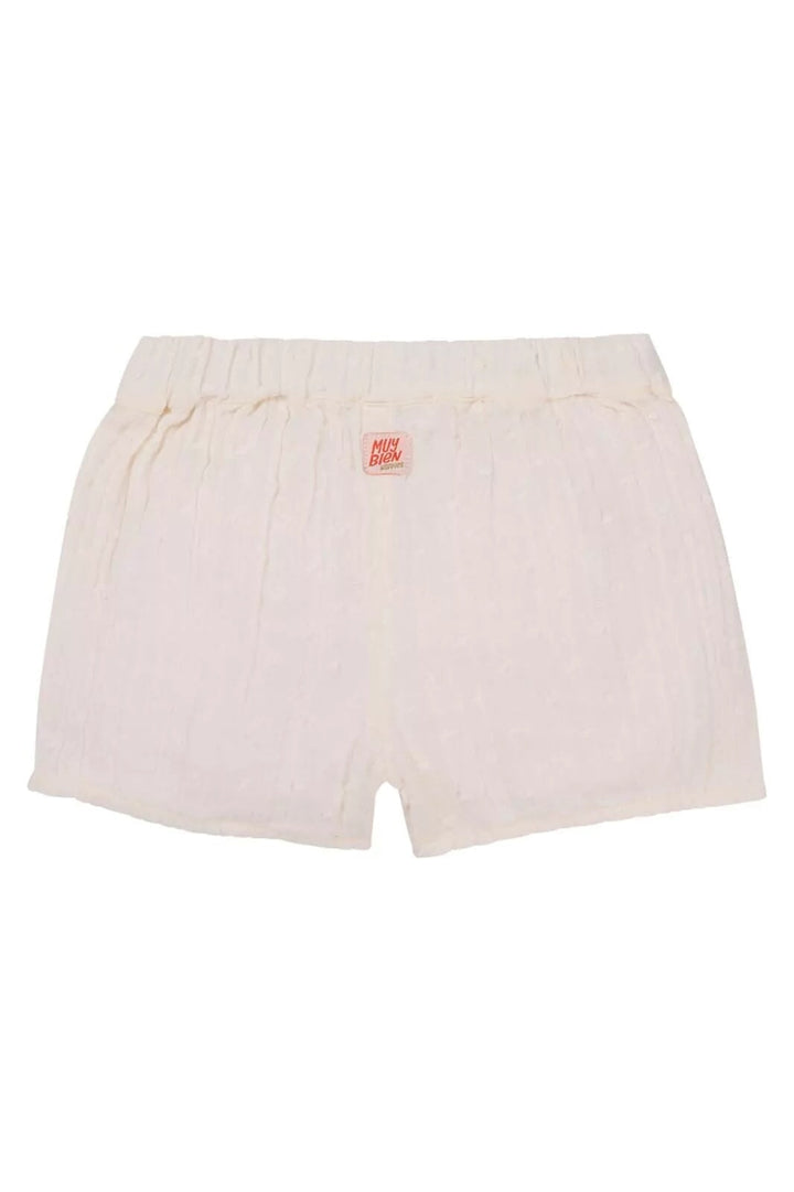 Short en coton Monessen ivoire Noppies Mlle et Coco