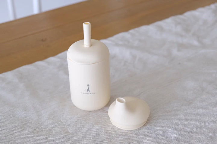 gobelet silicone paille et bec Micasso accessoire cuisine bébé