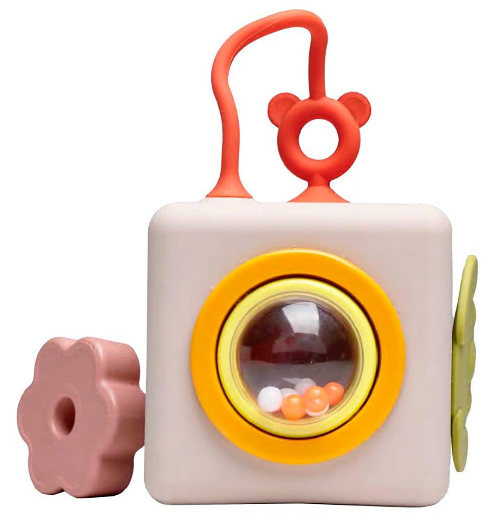 Jouet d'éveil Cube en silicone Peek & Play Taf Toys