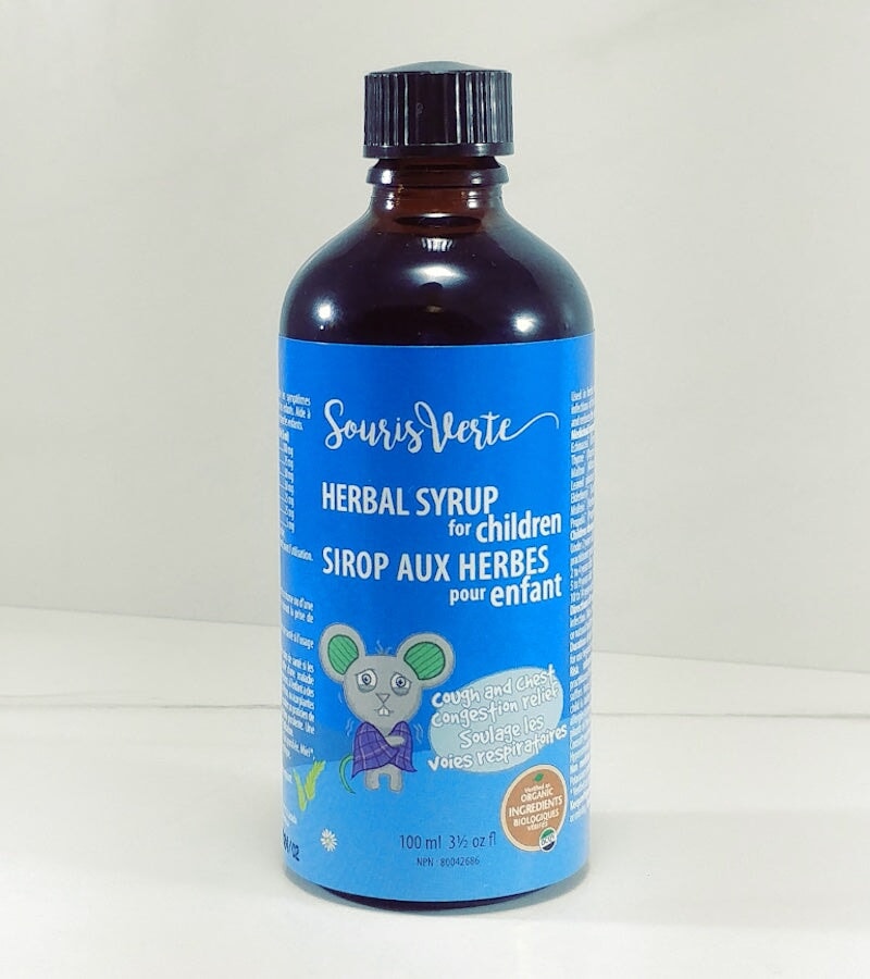 sirop aux herbes biologique enfant souris verte compagnie québécoise