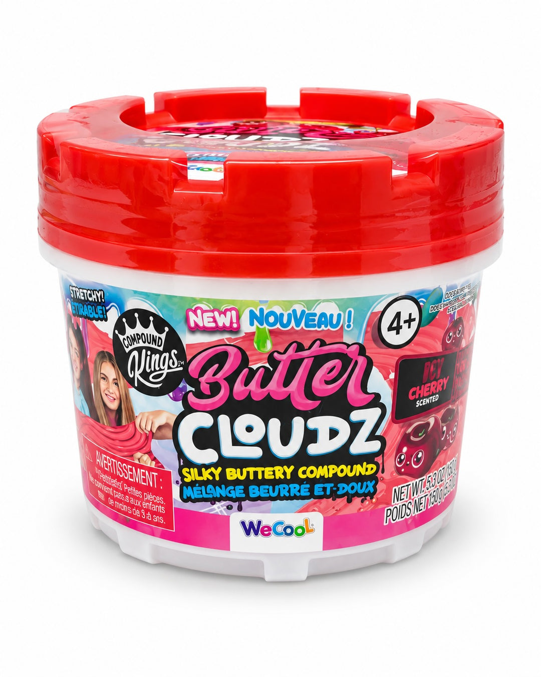 Slime butter cloudz odeur cerise et barbe à papa WeCool Mlle et Coco