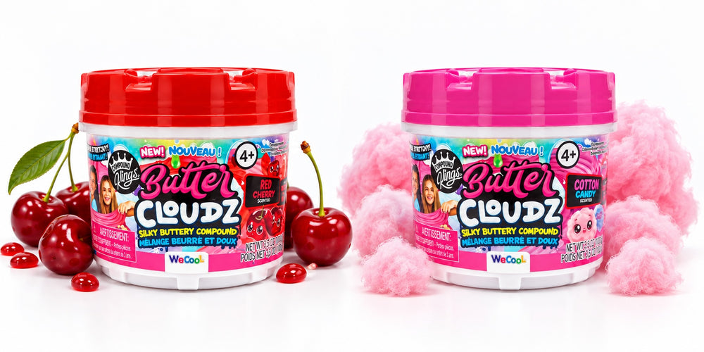 Slime butter cloudz odeur cerise et barbe à papa WeCool Mlle et Coco