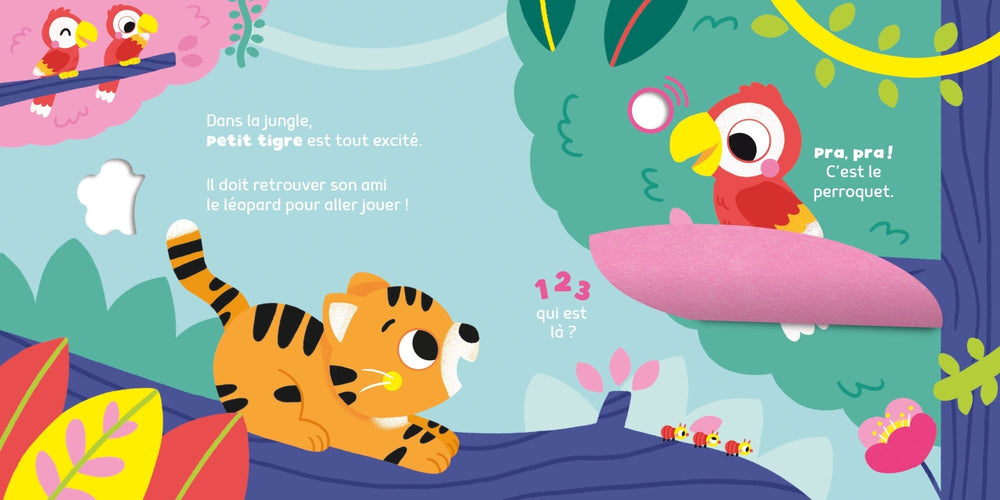 livre sonore qui est là la jungle auzou Mlle  Coco