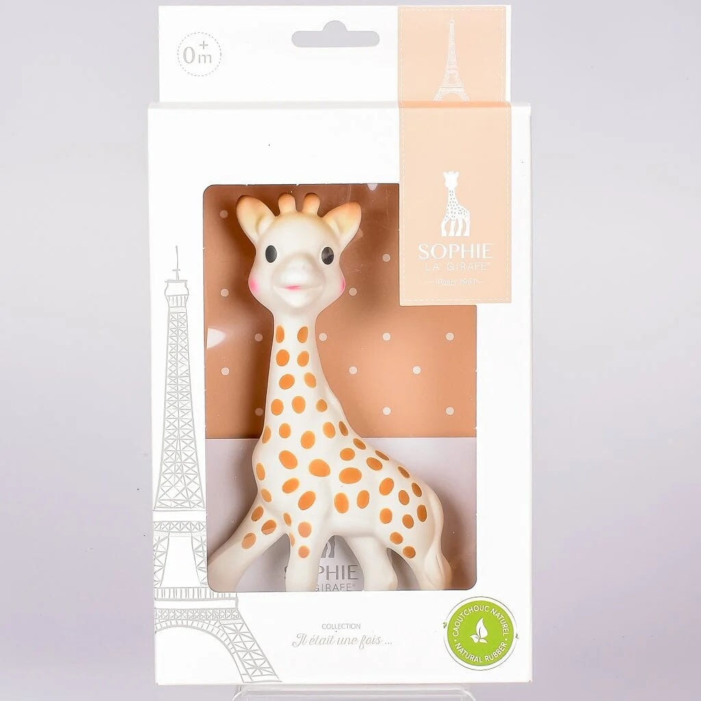 sophie la girafe jouet dentition bébé caoutchou paris mlleetcoco