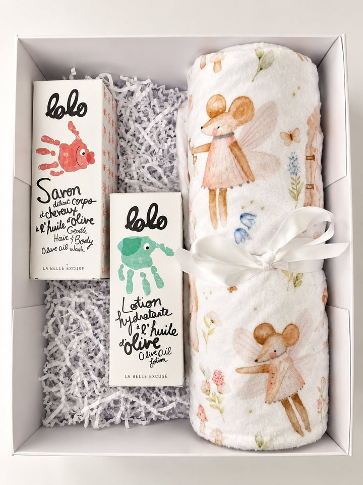 Coffret cadeau Lolo et minky fée souris Mlle et Coco