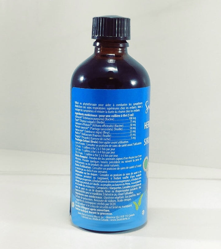 Sirop aux herbes - Souris Verte Produits de soins Souris Verte 