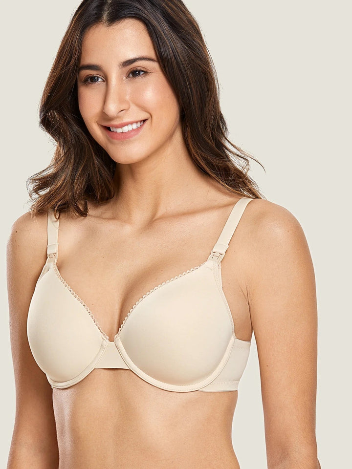 Soutien-gorge allaitement à armatures Beige  Momanda Mlle et Coco