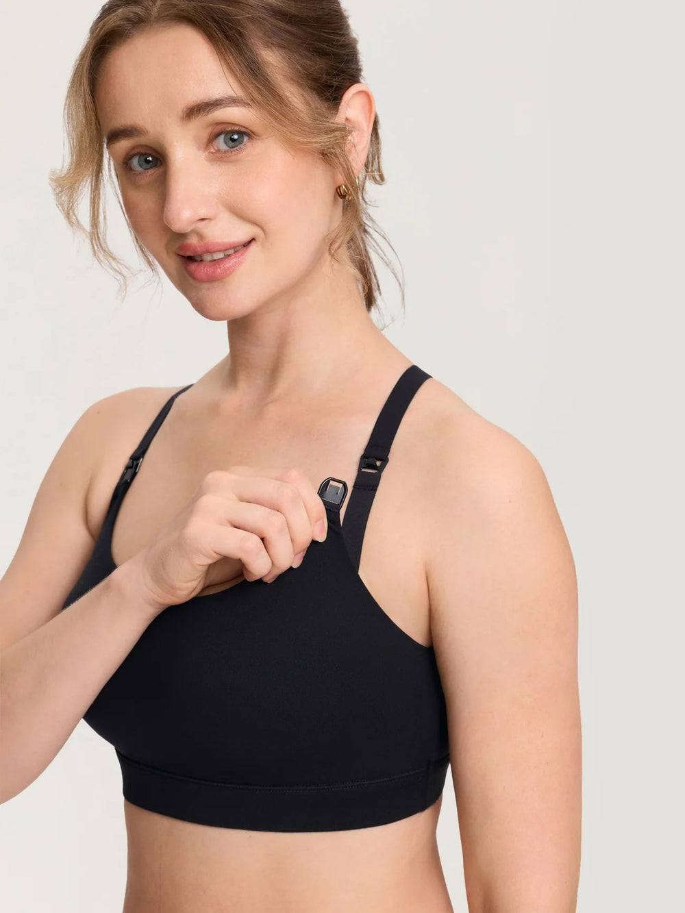 Soutien-gorge d'allaitement Natrelax noir Momanda Mlle et Coco
