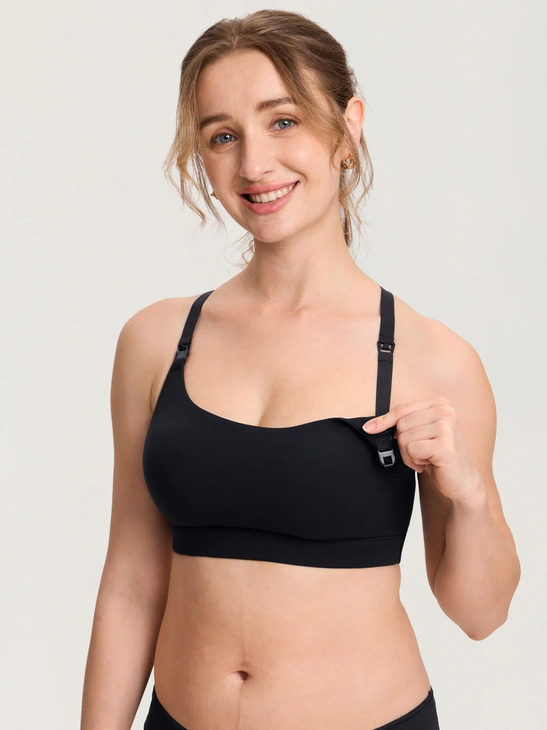 Soutien-gorge d'allaitement Natrelax noir Momanda Mlle et Coco