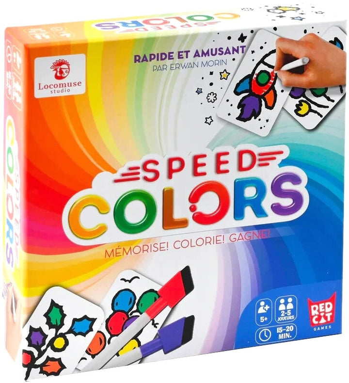 Jeu observation Speed colors Locomuse Mlle et Coco