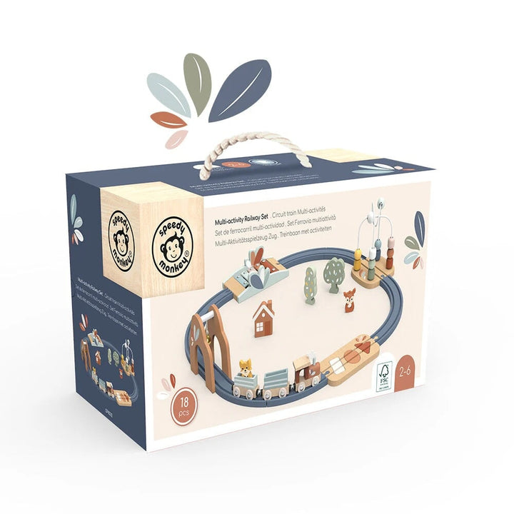 Jeux Chemin de fer multi-activité Speedy Monkey Mlle et Coco