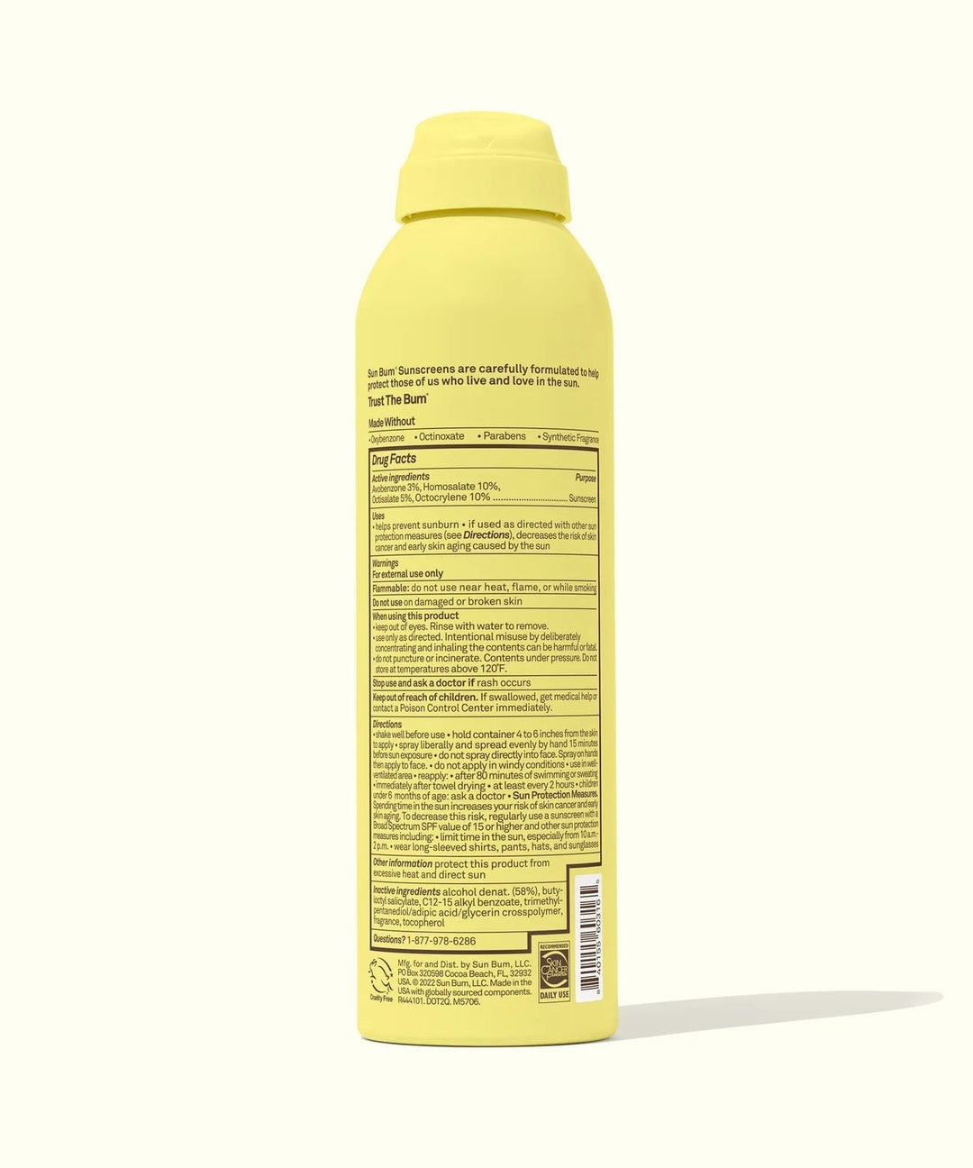 crème solaire en spray kids 50 Sunbum water resistant