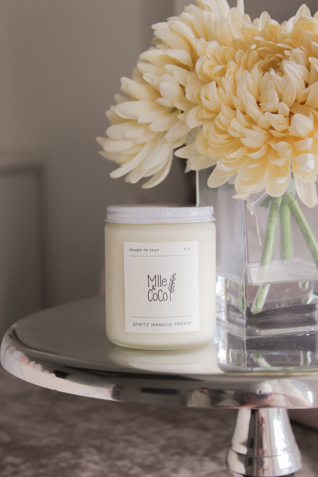 chandelle spritz mangue papaye Mlle et Coco maison