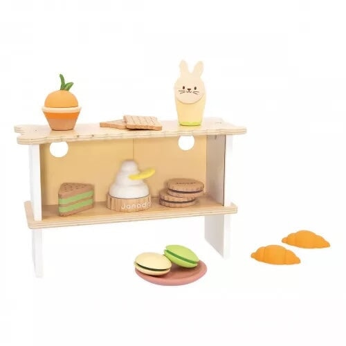 Stand de pâtisseries Janod jouet bois Mlle et Coco