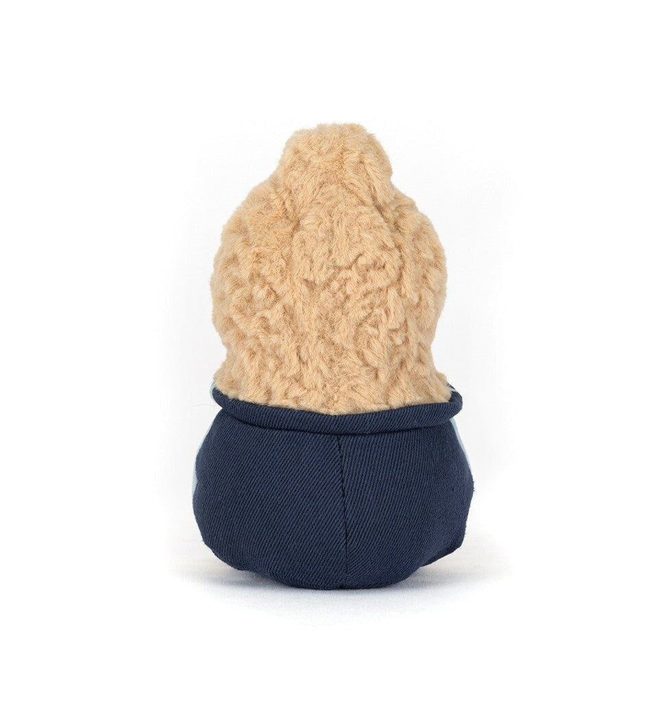 Peluche cacahuète tenue étudiant étoile Jellycat Mlle et Coco