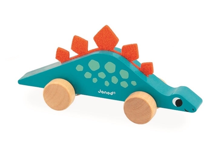jouet tirer pousser bois Dinosaure Janod enfant motricité