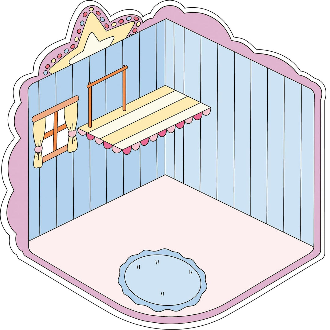 Autocollants et bricolage Mon petit monde en stickers : La maison Gründ Québec Mlle et Coco