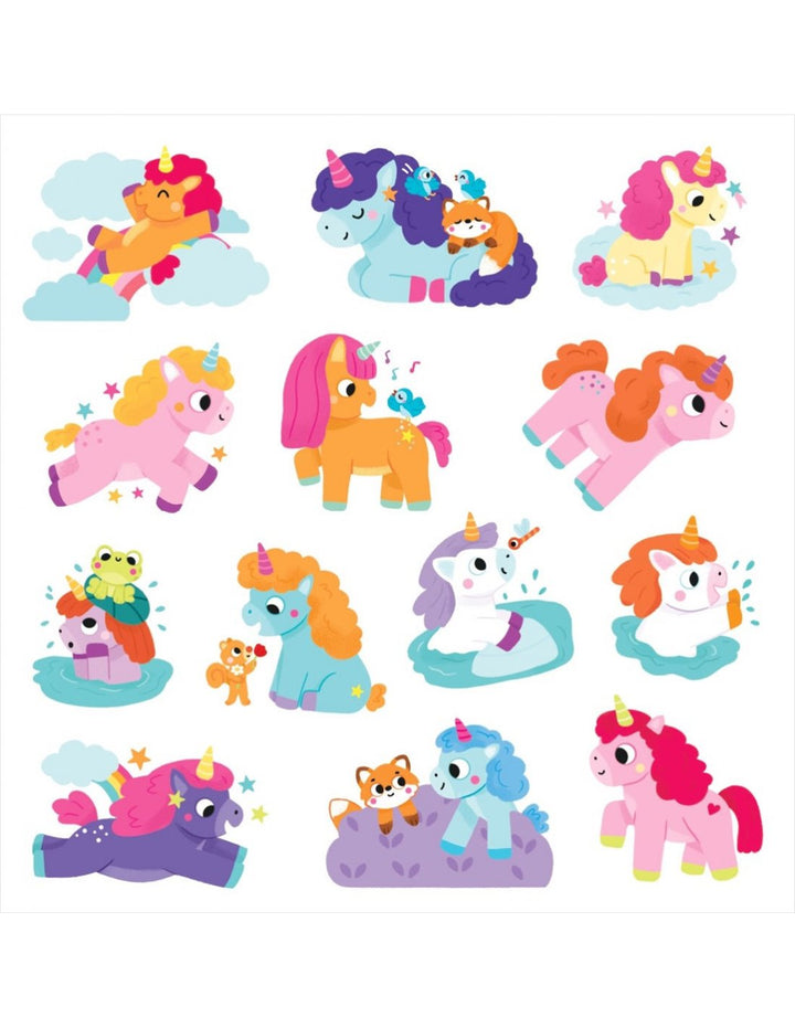 Autocollants Stickers épais licornes Gründ Mlle et Coco