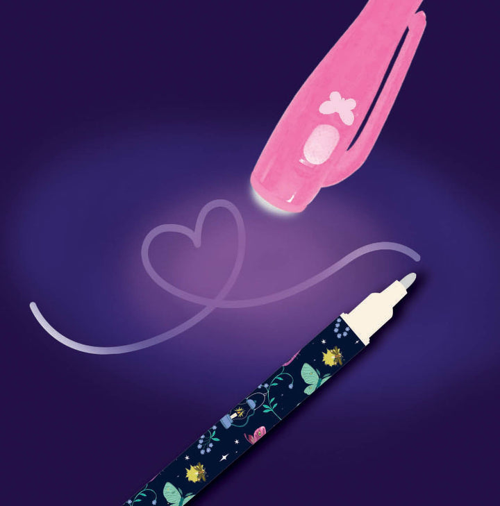 Stylo lampe magique papillons Auzou éditions Mlle et Coco