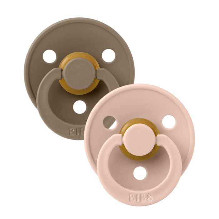 Suce paquet de (2) - Dark oak et Blush - Bibs Accessoires bébés Bibs 
