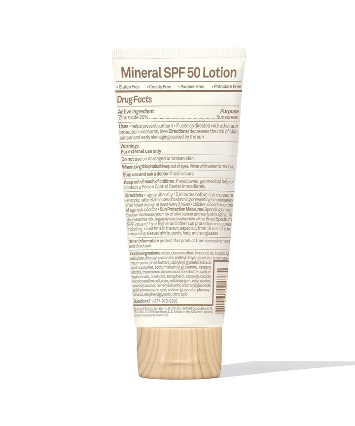 Sunbum écran solaire enfant bébé minéral crème 50fps