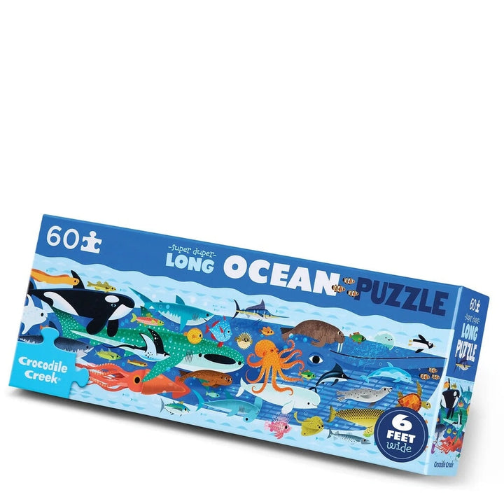 Casse-tête super long Ocean (60 morceaux) Crocodile Creek