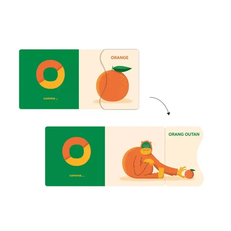 abécédaire surprise livre auzou flaps illustrations animaux lettre alphabet