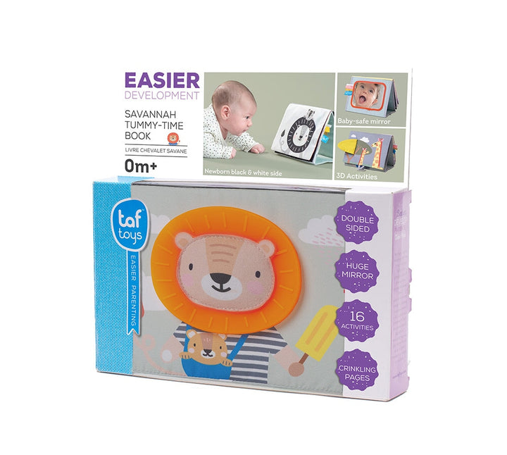 livre chevalet Savane Taf toys apprentissage développement lion girafe tortue