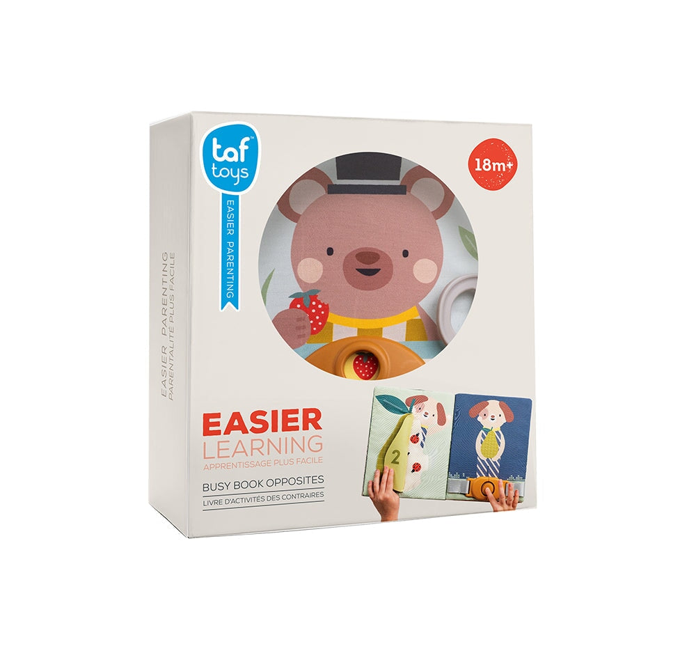 taf-toys livre d'activités des contraires Mlle et Coco