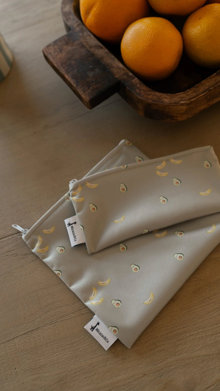 sac collation banane avocat Micasso accessoire enfant Mlle et Coco