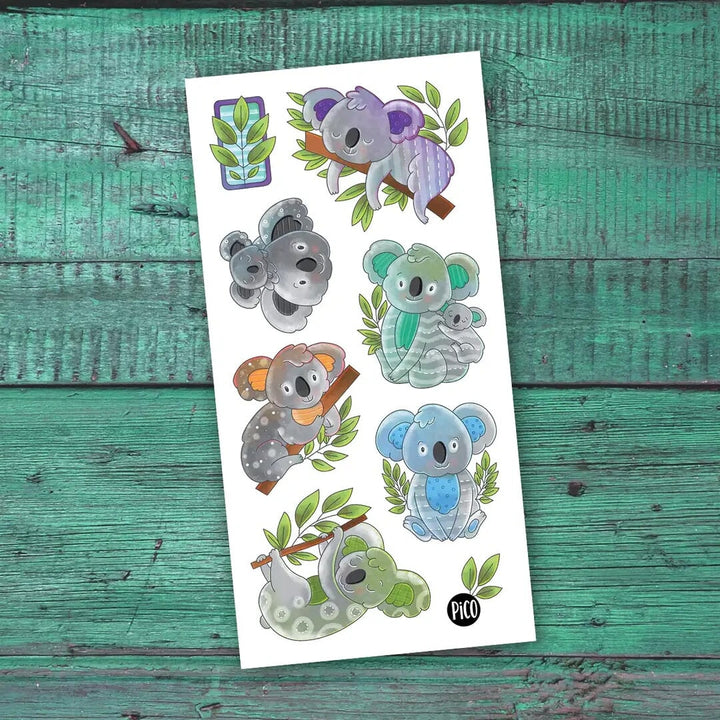 Tatouage Les koalas coquins Pico Mlle et Coco