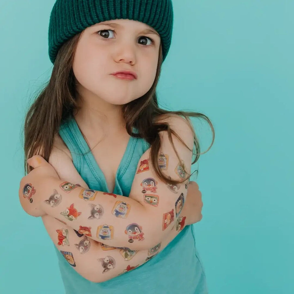 Tattoo Animaux Hivernaux Pico compagnie Québécoise Mlle et Coco